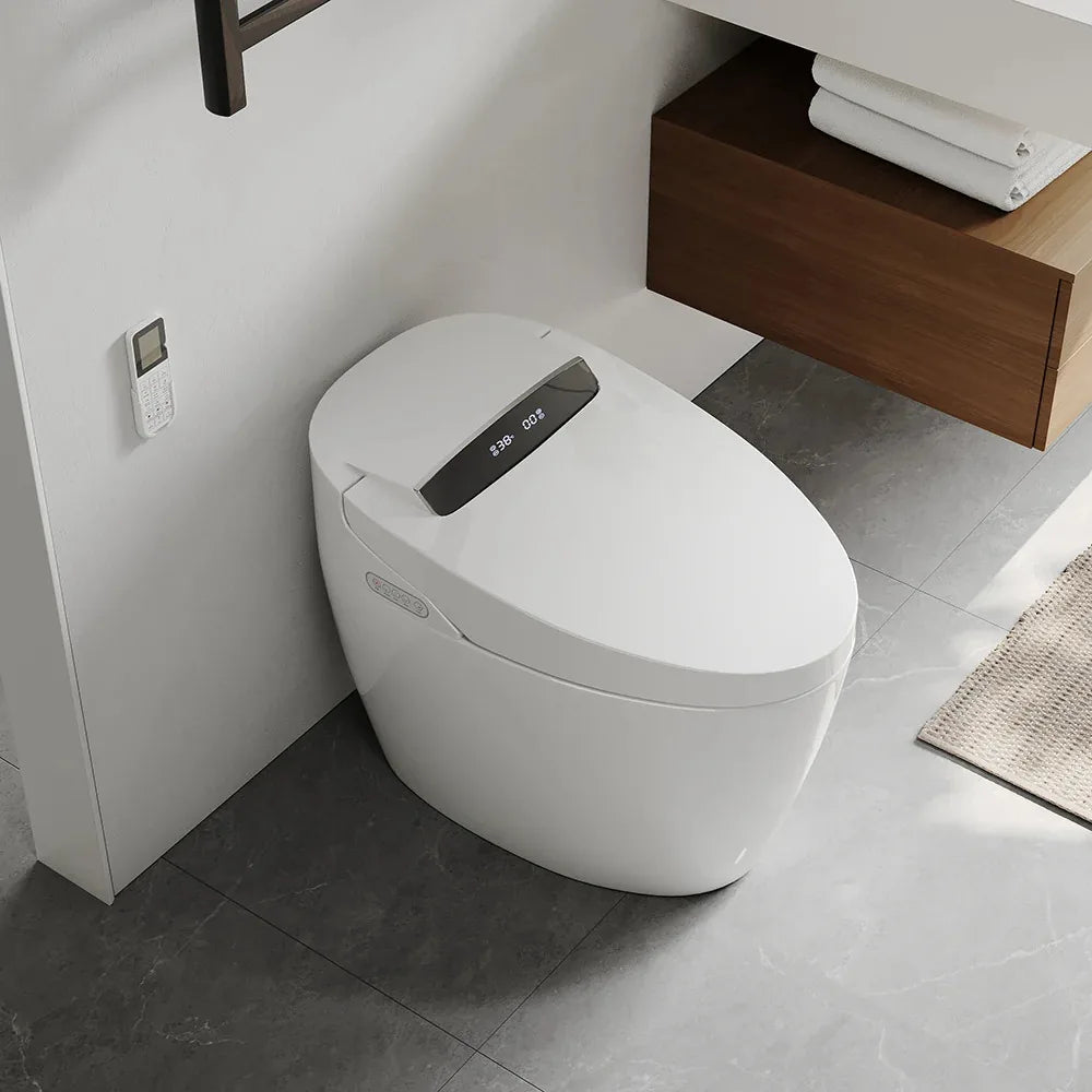 The FlowLux Halo – Smart Modern One-Piece Toilet