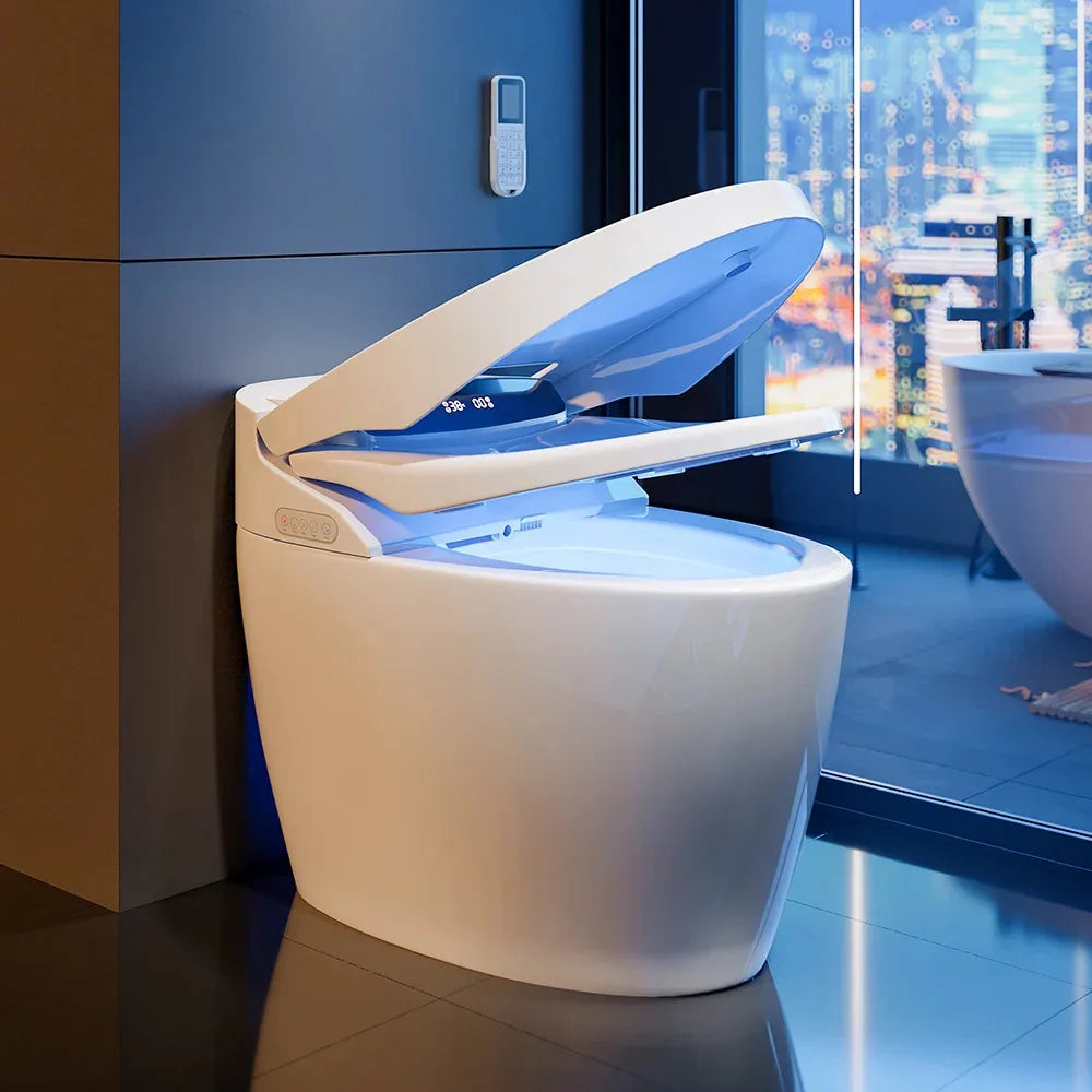 The FlowLux Halo – Smart Modern One-Piece Toilet