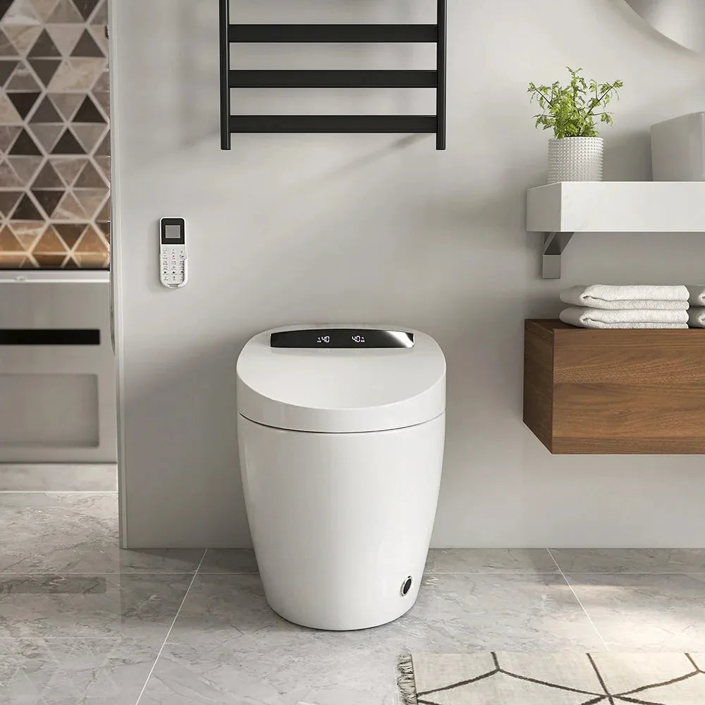 The FlowLux Halo – Smart Modern One-Piece Toilet